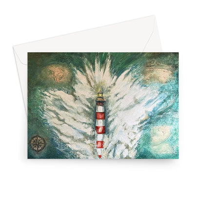Live Like a Lighthouse Greeting Card