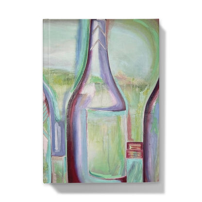 Impressionist Wine Bottle  Hardback Journal