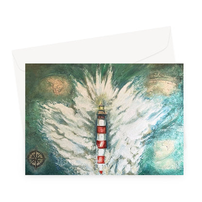 Live Like a Lighthouse Greeting Card
