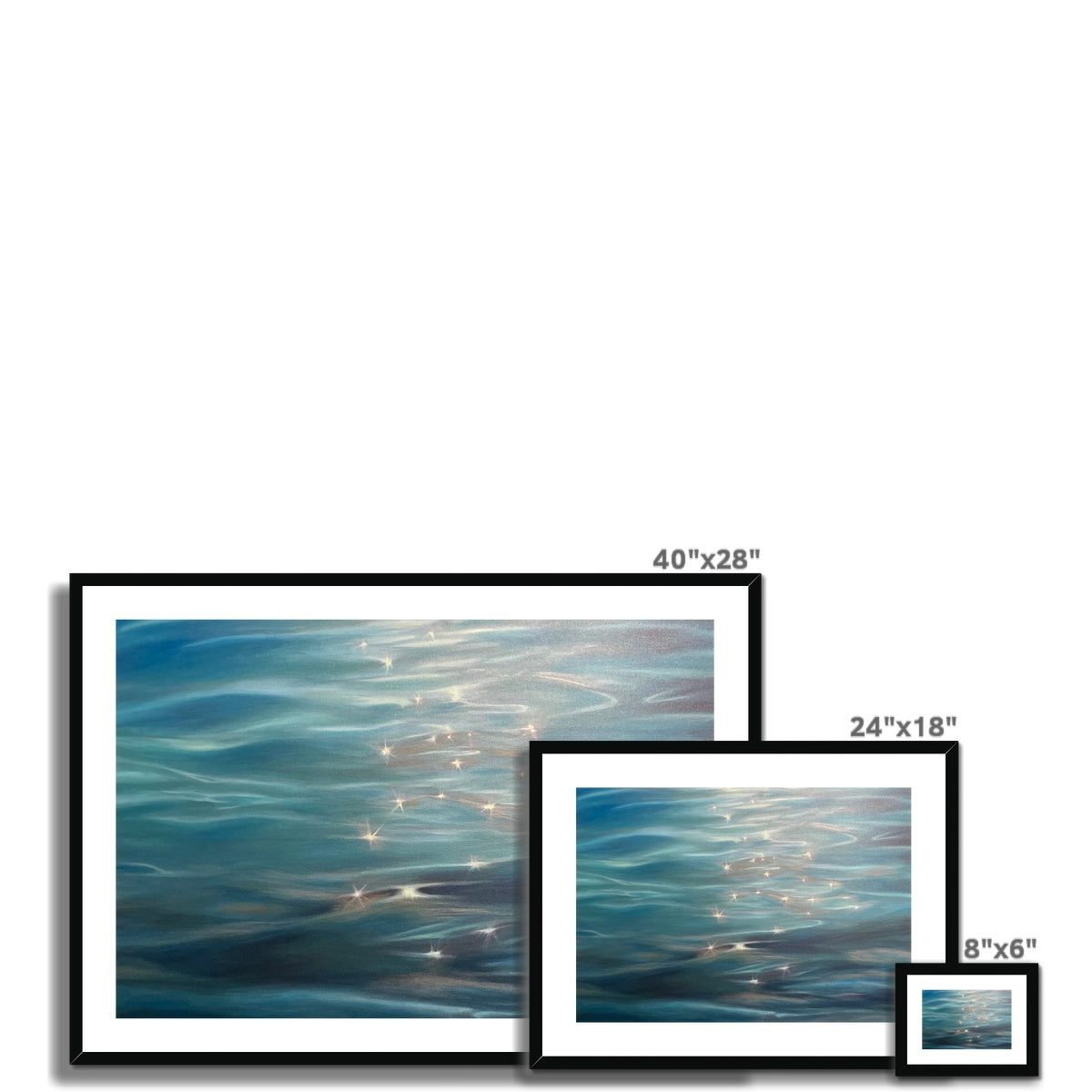 Ocean Bliss 6 Framed & Mounted Print