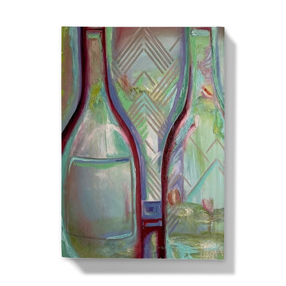 Impressionist Wine Bottle  Hardback Journal
