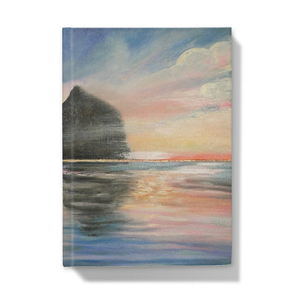 Sunset at Haystack Rock Hardback Journal