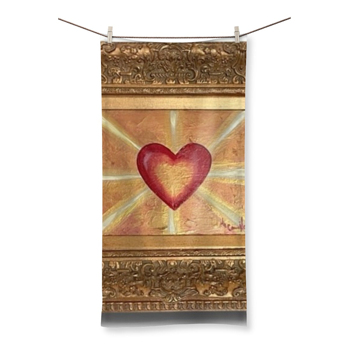 'Divine Heart Illumination' Towel