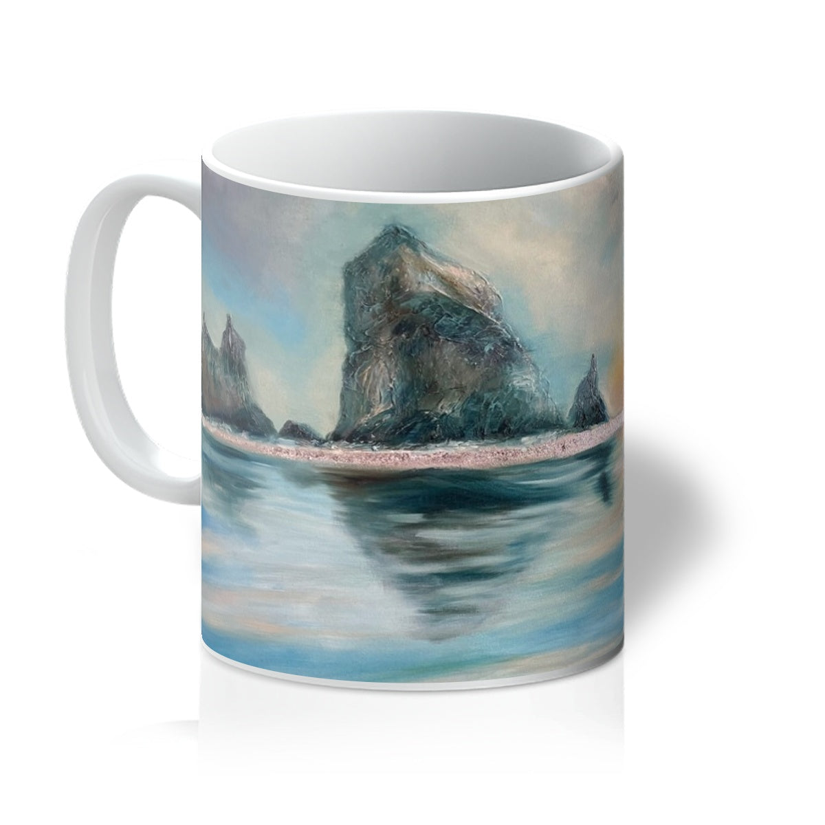 Reflections at Haystack Rock Mug