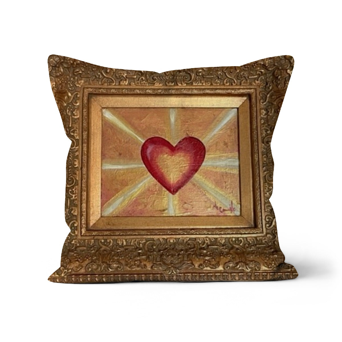 'Divine Heart Illumination' Cushion